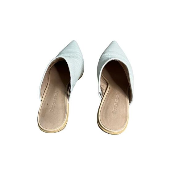 Chocolat Blu Clint Cream Brown Slide-On Mule Shoes Size 39 - Picture 4 of 8